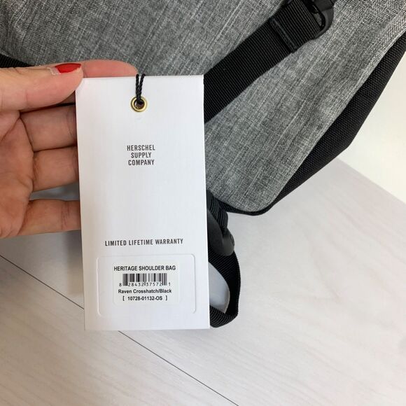 Herschel‎ Supply Co Heritage Shoulder Bag Backpack Crossbody Gray Unisex main image 6